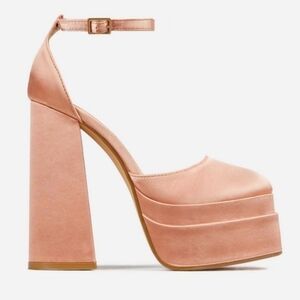 EGO Blush Pink Platform Heels